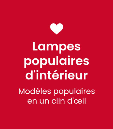 Lampes populaires d'intérieur