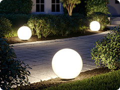 Boules lumineuses solaires Boules lumineuses solaires