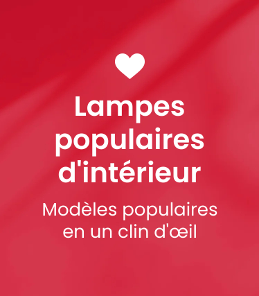 Lampes populaires d'intérieur